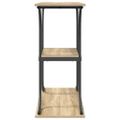 vidaXL Konzolový stôl Sonoma dub 101 x 35 x 80,5 cm Kompozitné drevo