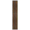 vidaXL Knižnica/deliaca stena, hnedý dub 60x30x166cm, kompozitné drevo