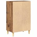 vidaXL Servírovacia skriňa Staré drevo 57 x 35 x 89.5 cm
