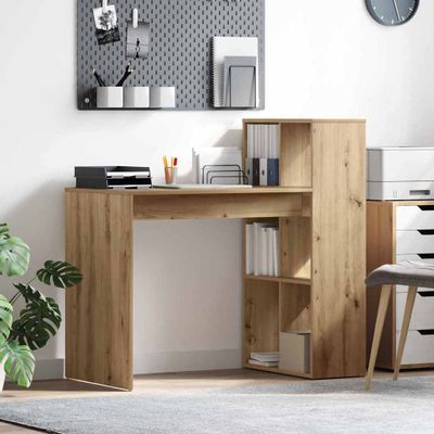 vidaXL Stôl Remeselný dub 108 x 55 x 103.5 cm Kompozitné drevo