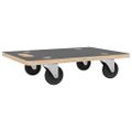 vidaXL Transportné vozíky 2 ks, obdĺžnikové 80x55x11,5 cm 250 kg