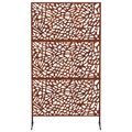 vidaXL Záves na zabezpečenie súkromia 100 x 50 x 180 cm Hrdzavý