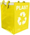 Taška na triedený odpad SORT EASY PLASTIC, 30x30x40 cm, 36 l SIXTOL