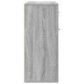 vidaXL Komoda sivý dub sonoma 88x30x70 cm spracované drevo