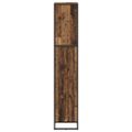 vidaXL Knižnica 40 x 30 x 155 cm Kompozitné drevo Staré drevo