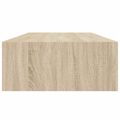 vidaXL Nástenné zásuvkové police 2 ks farba dubu 60x23,5x10 cm MDF