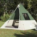 vidaXL Tipi stan 6-miestny Vodoodolný Zelená taft