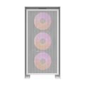 Počítačová skriňa Darkflash DRX70 MESH + 4 RGB ventilátory (biela)