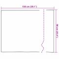 vidaXL Samolepiaca zrkadlová fólia 90 x 150 cm 2 ks Strieborná PET