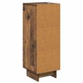 vidaXL Zásuvkový kabinet Staré drevo 33 x 34,5 x 90 cm