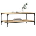 vidaXL Konferenčný stolík dub sonoma 100x55x40 cm kompozitné drevo