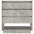 vidaXL Komoda betónovo sivá 70x41x75 cm spracované drevo