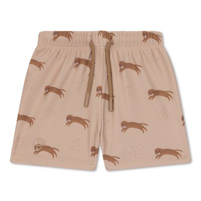 Plavky Boxerky s UPF 50+ Brown Leopard