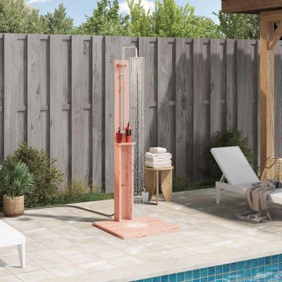 vidaXL Externá sprcha 206 cm Prírodná