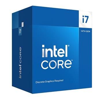 Intel/Core i7-14700F/20-Core/2,1GHz/LGA1700 Procesor, 20 jadier, 28 vlákien, max. 5,4GHz, 33MB, LGA1700, bez VGA, 65W TDP, BOX s chladičom