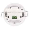 Mikrovlnný senzor prítomnosti IP20 24GHZ 2000W, biela