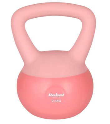 Kettlebell Soft Vinylový 2,5 kg REBEL ACTIVE RBA-2333-02.5