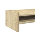 vidaXL Stojan na monitor dub sonoma 100x24x16 cm kompozitné drevo