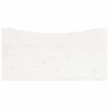 vidaXL Doska stolíka biela 80x40x2,5 cm masívne borovicové drevo