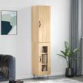 vidaXL Vysoká skrinka dub sonoma 34,5x34x180 cm spracované drevo