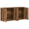 vidaXL Servírovacia skriňa 2 ks Staré drevo 79 x 38 x 80 cm
