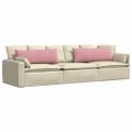 vidaXL Vankúše na pohovku 2 pcs Ružová 120 x 40 cm Kordúrová tkanina
