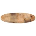 vidaXL Stolová doska Ø 40x3,8 cm okrúhla masívny surový mangovník