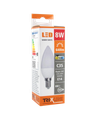 LED žiarovka Trixline 8W E14 C35 teplá biela