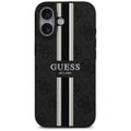 Puzdro Guess 4G Printed Stripes MagSafe pre iPhone 17 čierne
