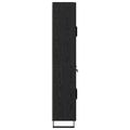 vidaXL Highboard 2 ks Čierny dub 69,5 x 34 x 180 cm Kompozitné drevo