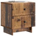 vidaXL Nočný stolík Staré drevo 43 x 34,5 x 47,5 cm Kompozitné drevo