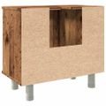 vidaXL Kúpeľňová skrinka Staré drevo 60x32x53,5 cm Konštrukcia dreva