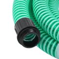 vidaXL Odsávacia hadica s mosadznými spojkami, zelená 1,1" 15 m, PVC