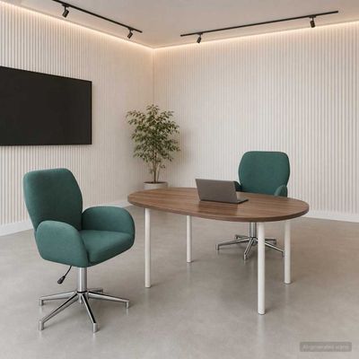 vidaXL Otáčacie stoličky k stolu 2 ks 54 x 58 x 90 cm Tmavozelená