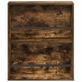 vidaXL Regál na časopisy Dymová dub 60 x 12 x 70 cm Kompozitné drevo