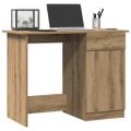 vidaXL Stôl dub artisan 100x50x76 cm kompozitné drevo