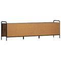 vidaXL TV skrinka 167,5 x 33 x 50 cm Dymový dub Kompozitné drevo