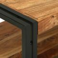 vidaXL Konferenčný stolík Hnedá 120 x 50 x 38 cm Pevné akáciové drevo