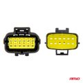 Sada elektrických konektorov vodotesných 12 PIN 2,2 mm AMiO-04352