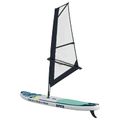 vidaXL Inflatovateľná SUP doska s plachtou APEX 330 x 76 x 15 cm Modrá
