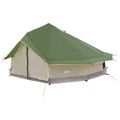 vidaXL Tipi stan 20-miestny Zelená Polyester a oceľ
