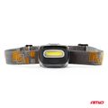 Čelová LED COB lampa 3xAAA 150 lúmenov IPX3