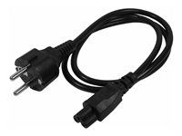 Laptop Charger Cable (753E-3M-POWER-LEAD) - Elektrický kábel - power CEE 7/7 (Z) do IEC 60320 C5 - AC 250 V - 2.5 A - 3 m - lisovaný - čierna - Európa