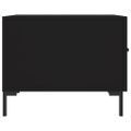 vidaXL Konferenčné stolíky 2 ks, čierne 50x50x40 cm, kompozitné drevo