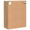 vidaXL závesná nástenná skriňa Artisan Dub 69,5x32,5x90 cm