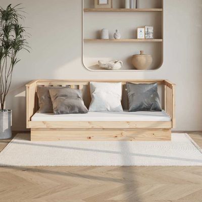 VidaXL Denná posteľ bez matraca 75x190 cm masívna borovica