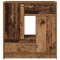 vidaXL Komoda so zásuvkami a dvierkami, staré drevo 70,5x34x74,5 cm