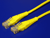 UTP patchkabel kat. 5e, 5m, žlutý