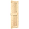 vidaXL Posuvné dvere 70 x 210 cm Masívne borovicové drevo (neupravené)