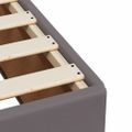 vidaXL Boxspring posteľ s matracom sivá 180x200 cm umelá koža